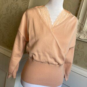NWOT Venus Light Pink Sweater Size S